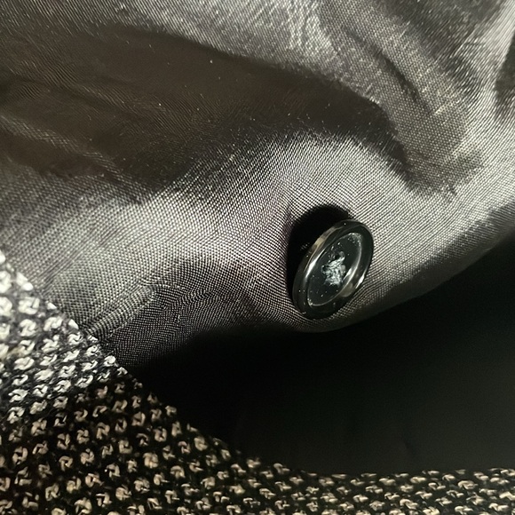 Union Made Saks Fifth Avenue 20Reg ~Small Shoulder Pads Blazer Double Breasted - Picture 6 of 7